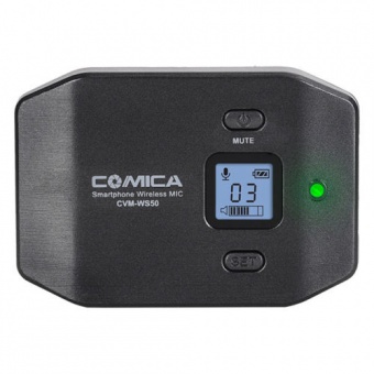 Беспроводной петличный микрофон CoMica CVM-WS50(B) для смартфона