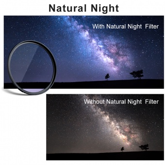 Светофильтр K&F Concept Nano L Natural Night 72мм