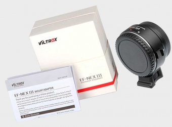 Адаптер Viltrox для объективов Canon EF/EF-S на байонет Sony E-mount с автофокусом