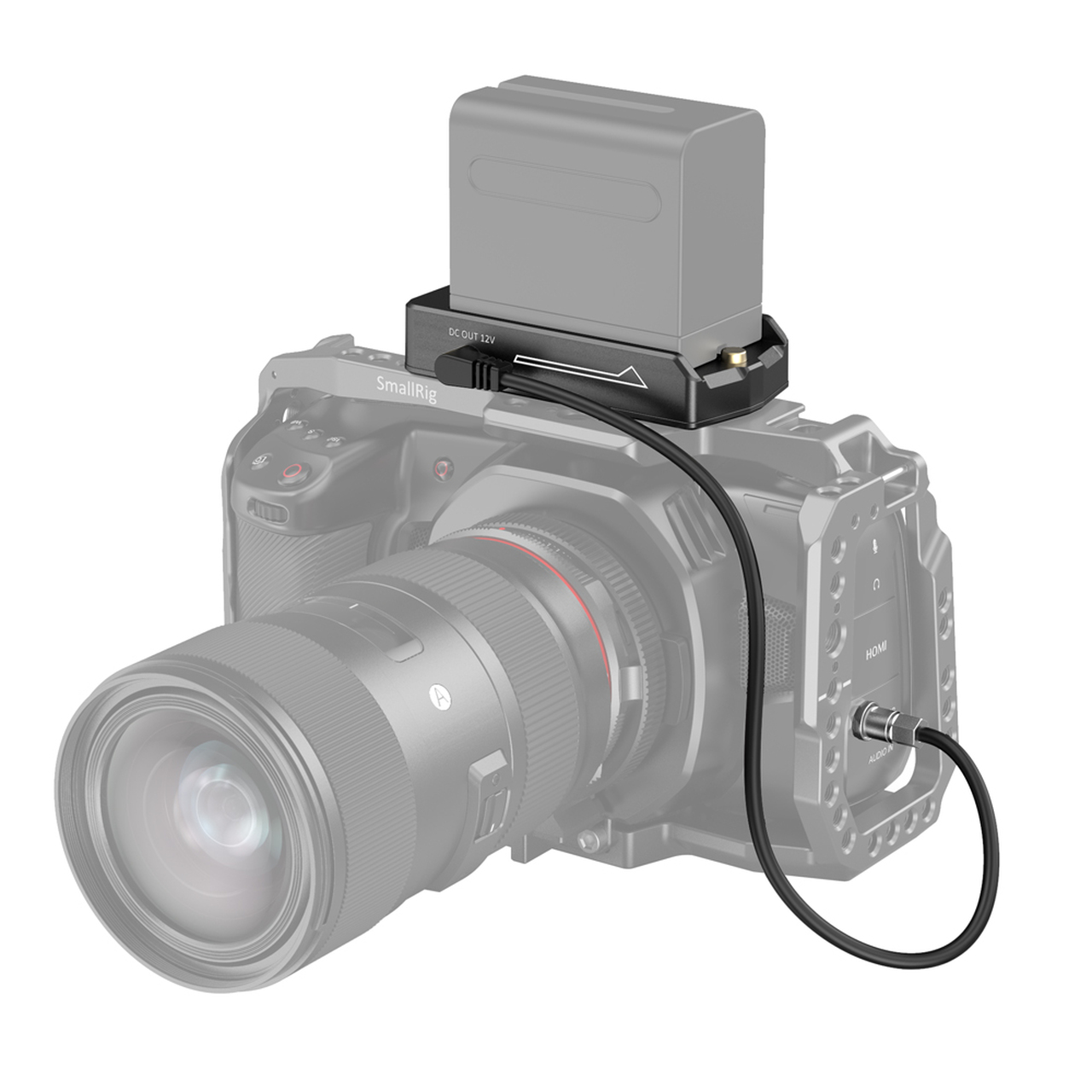 Площадка питания Smallrig 3093 Lite для камер BMPCC 4K/6K/6K Pro